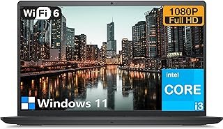 Dell Notebook Inspiron 15 3000 empresarial, tela Full HD WVA de 15,6 polegadas, Intel Core i3-1115G4, 16 GB de RAM, SSD de 1 TB, Windows 11 Home, teclado numérico, Wi-Fi 6, webcam, Bluetooth, preto