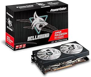 PLACA DE VIDEO POWER COLOR RX 6600 HELLHOUND 8GB GDDR6 128BIT AXRX 6600 8GBD6-3DHL