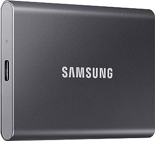 Cartão de Memória Samsung SSD 2TB Portátil T7 Titan 2TB
