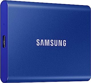 Samsung T7 SSD portátil – 1 TB – USB 3.2 Gen.2 Externo SSD Indigo Blue (MU -PC1T0H/WW)