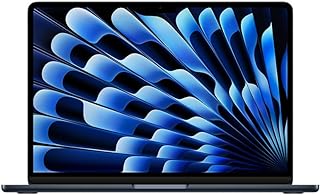 Apple 2024 MacBook Air (de 13 polegadas, Chip M3 da Apple com CPU de oito núcleos e GPU de dez núcleos, 8GB Memória unificada, de 512 GB) – Meia-noite