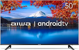 Smart TV Aiwa 50”, Android, 4K, Borda Ultrafina, HDR10, Dolby Áudio – AWS-TV-50-BL-02-A